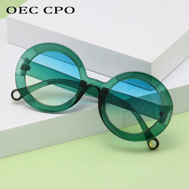 Punk bunte runde Sonnenbrille neue Frauen Männer Mode Farbverlauf Sonnenbrille weibliche Marke Designer Süßigkeiten Farbe Brillen Sonnenbrillen uv400