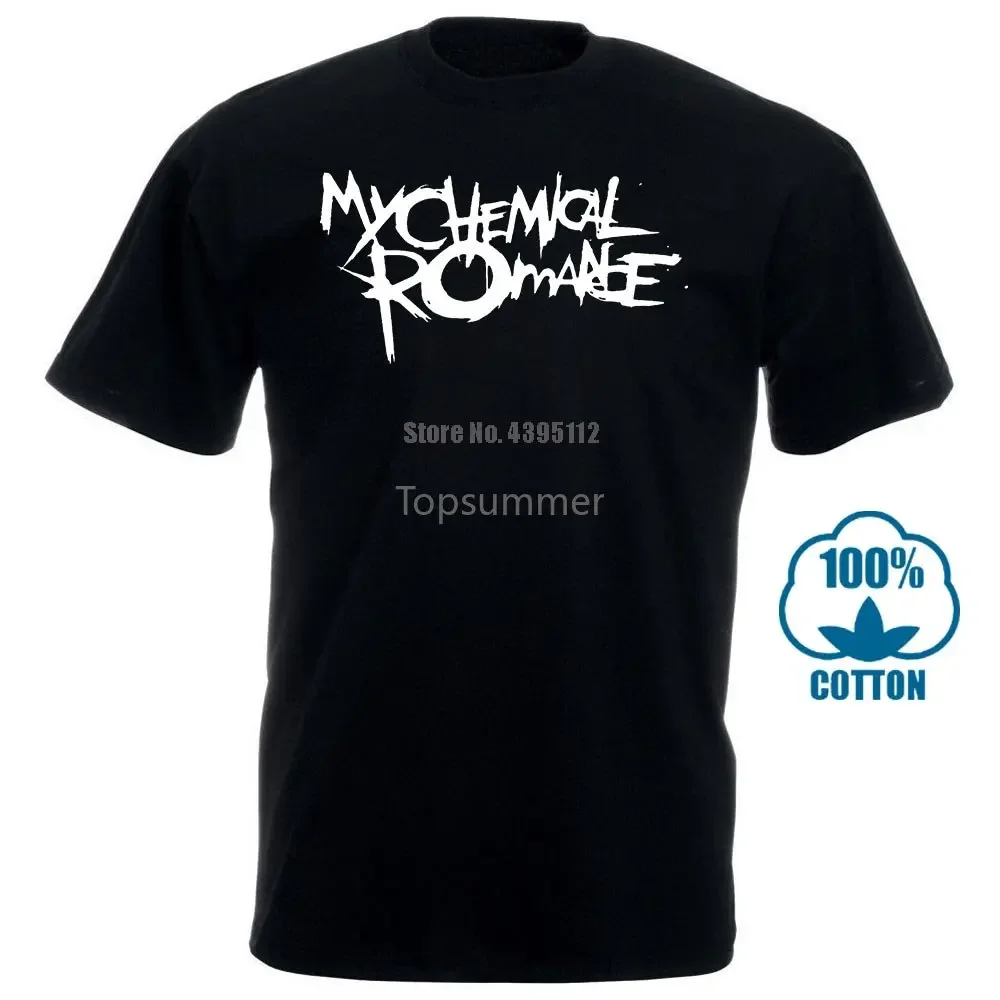 

Vintage My Chemical Romance T-Shirt Reprint Print T Shirt Men Hot Top Tee 100% Cotton Geek Family Top Tee