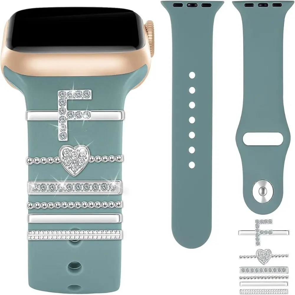 Silver Watch Band Ornament - Decorative Jewelry Accessory