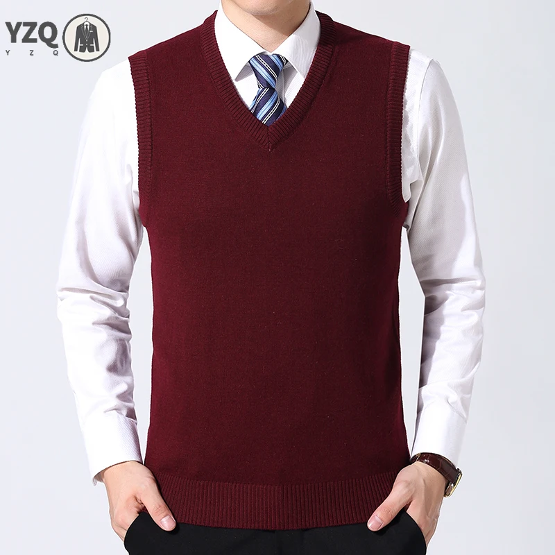 Men Sweater Vests for Autumn and Winter