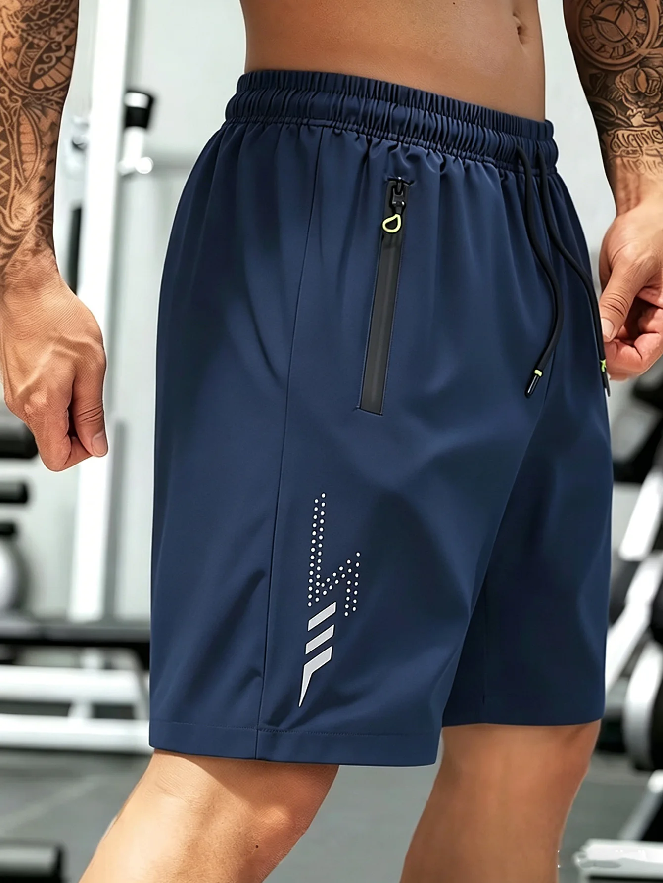 Men's Plus Size Quick-Dry Breathable Summer Sports Shorts