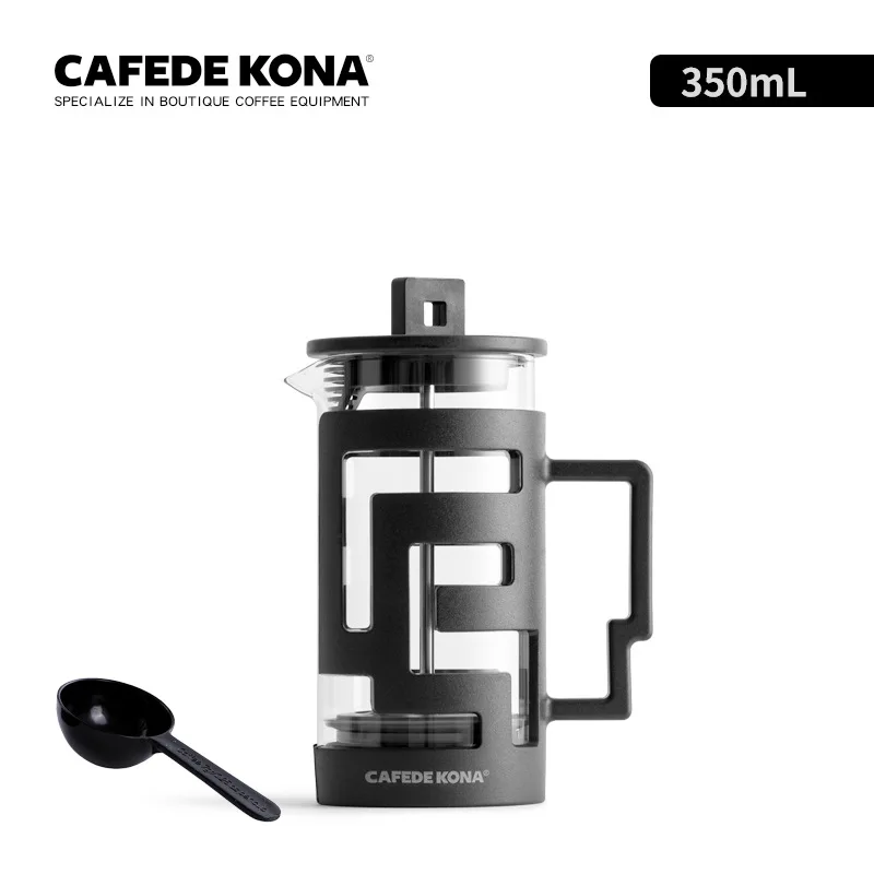 French Press Coffee Press CAFEDE KONA Coffee Maker Tea Coffee Maker Glass Pot High Density Stainless Steel Mesh Heat Resistant Glass coffee maker,french press coffee press,coffee press