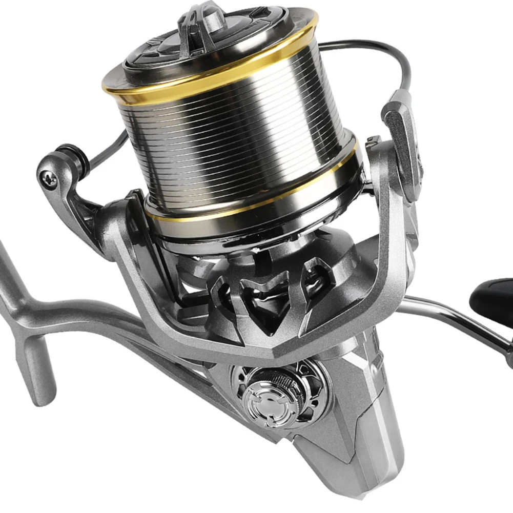 Spinning Reel 17+1BB Bearings 4.8:1 Gear Ratio High Speed With 18KG Braking Force 8000-14000 Wire Cup for Outdoor Fishing