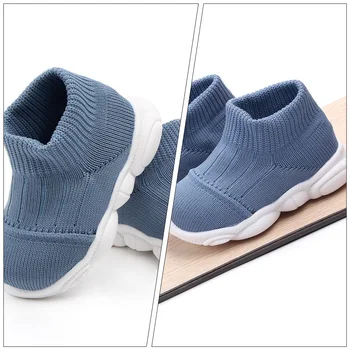 1Pair Baby Prewalkers Anti-Slip Breathable Comfortable Child Shoes Safety Tested Baby Prewalker Anti-Slip Shoes