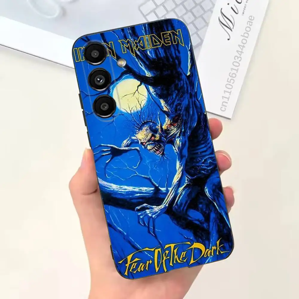 Iron Maiden Inspired Black Soft Phone Case