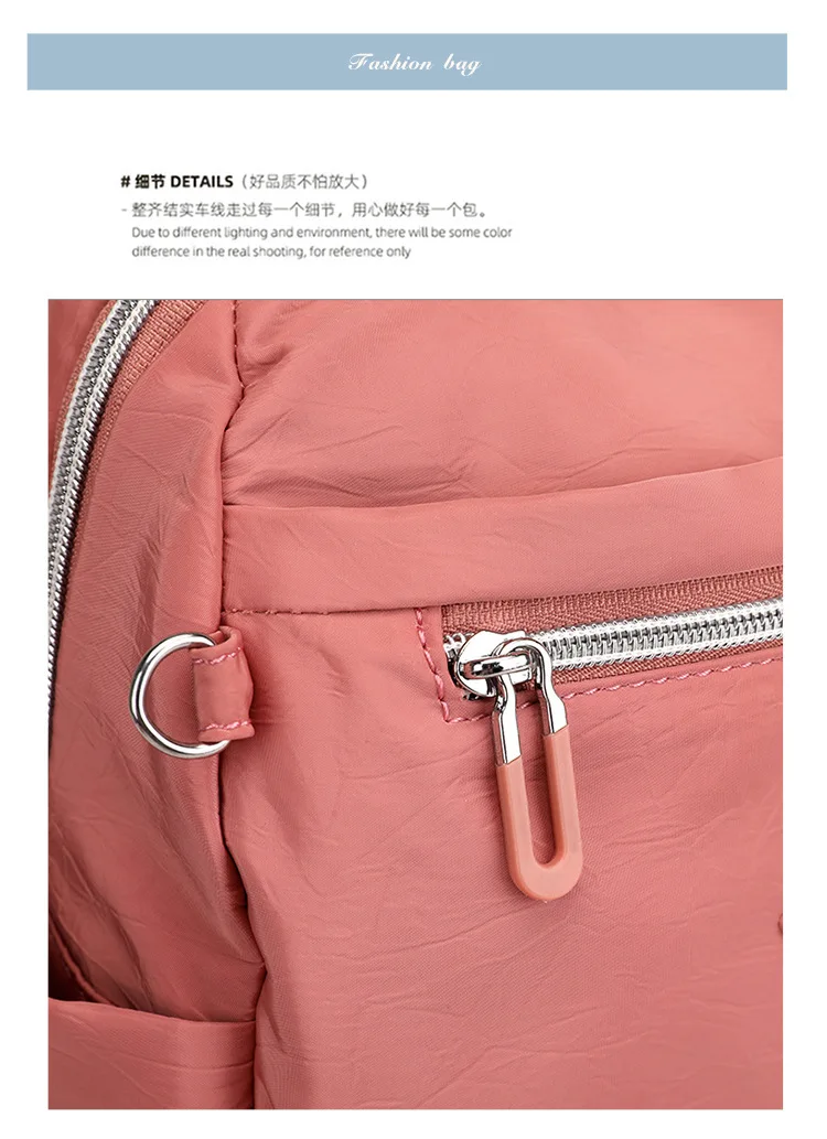 Süße Stil Große Kapazität Rucksack Für Frauen Mode Trend Koreanische Version Wasser-Beständig Reisetasche Paar Backage Geschenke – Detail 35