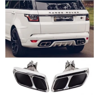 Punta de escape para coche, silenciador de tubo de escape de acero inoxidable 304 para Range Rover 2018-2020, con kit de carroce
