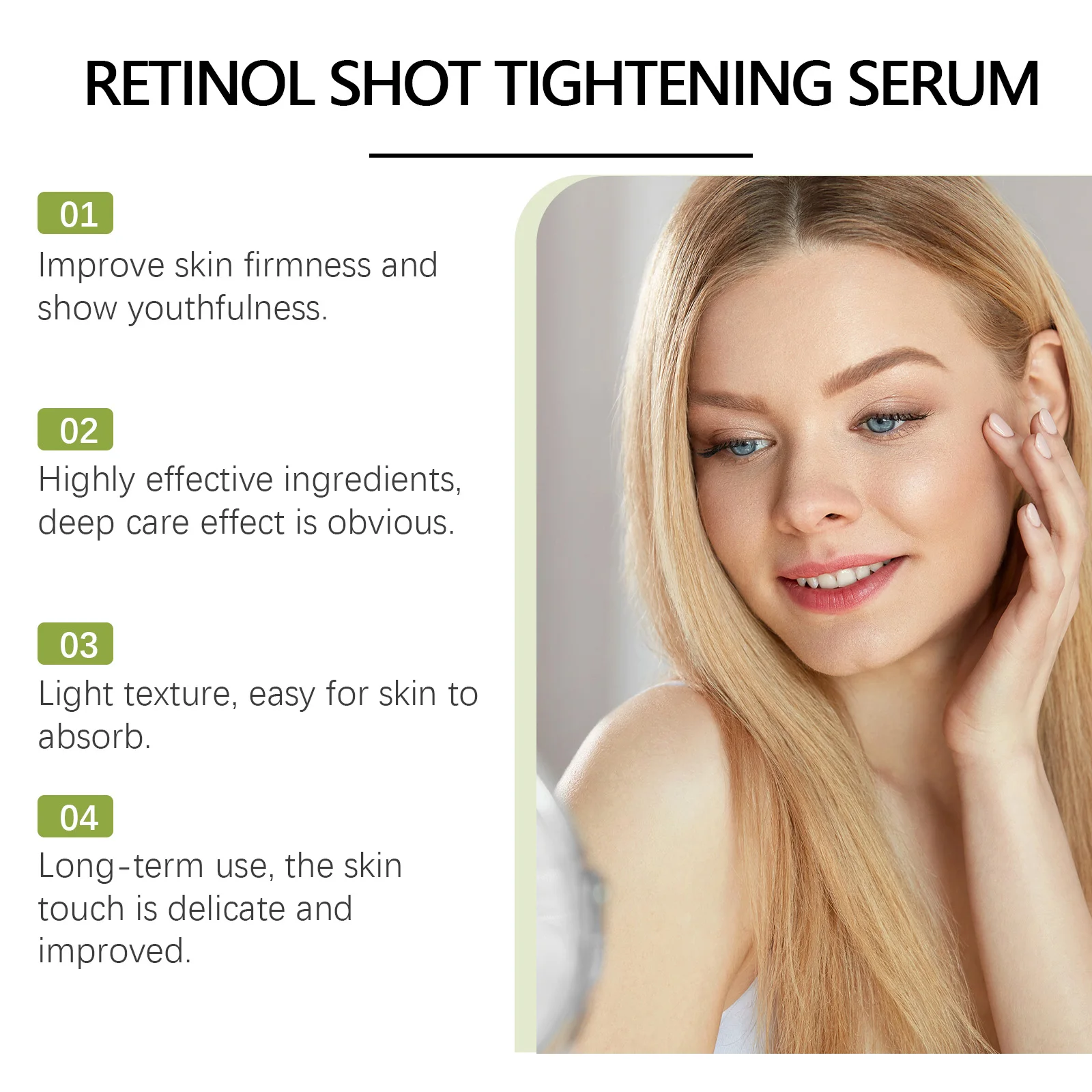 Pure Retinol Serum Face Resurfacing Dark Spot Treatment Anti Wrinkle Fine Lines Sun Damage Repair Sensitive Skin Hydrate Essence 5