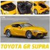 1/32 Toyota GR SUPRA Diecast Alloy Car Model High Simulation Metal Toy With Sound Light Pull Back For Kid Children Collection 5