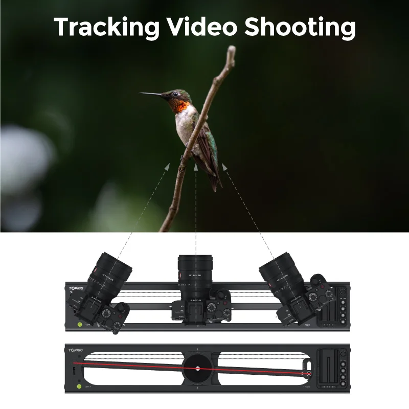 Professional Electric Camera Slider for DSLR Camera Motorized Video Aout Track Rail Mute Wireless Remote Control APP