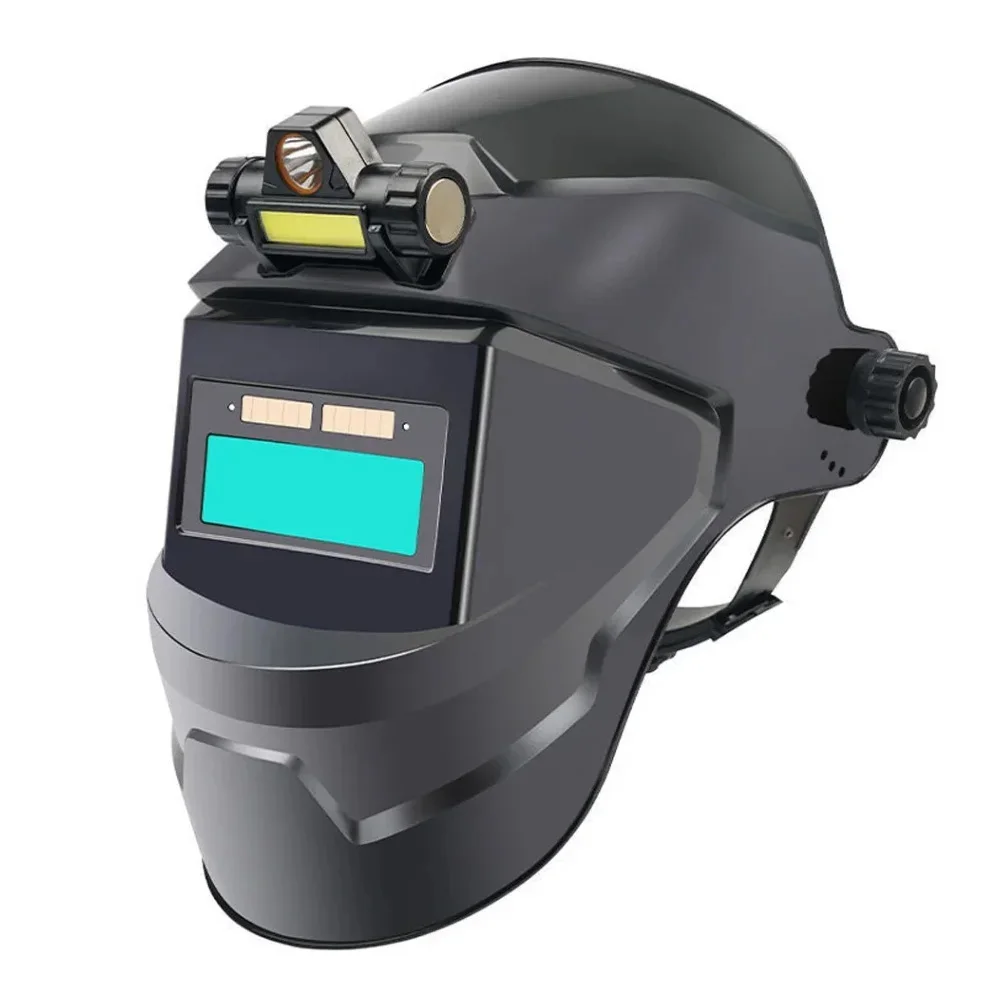 

Automatic Dimming Welding Facemask Large View True Color Auto Darkening Welding Facemask 130℃ High Temperature