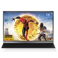 LANLIPU 14 Inch Portable Monitor  Touch Screen 16:10 400cd/m2 Gaming Computer Extend Display For PC/XBox PS4/ 5 Switch Loptop