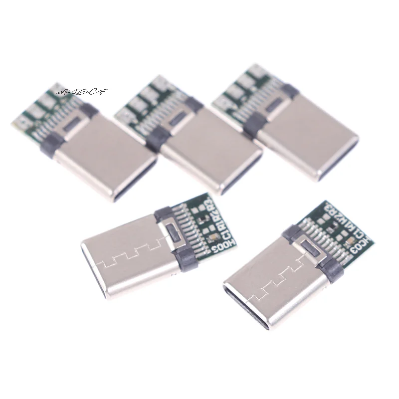 USB 3.1 Type C Male Connector DIY Solder Cable Plug
