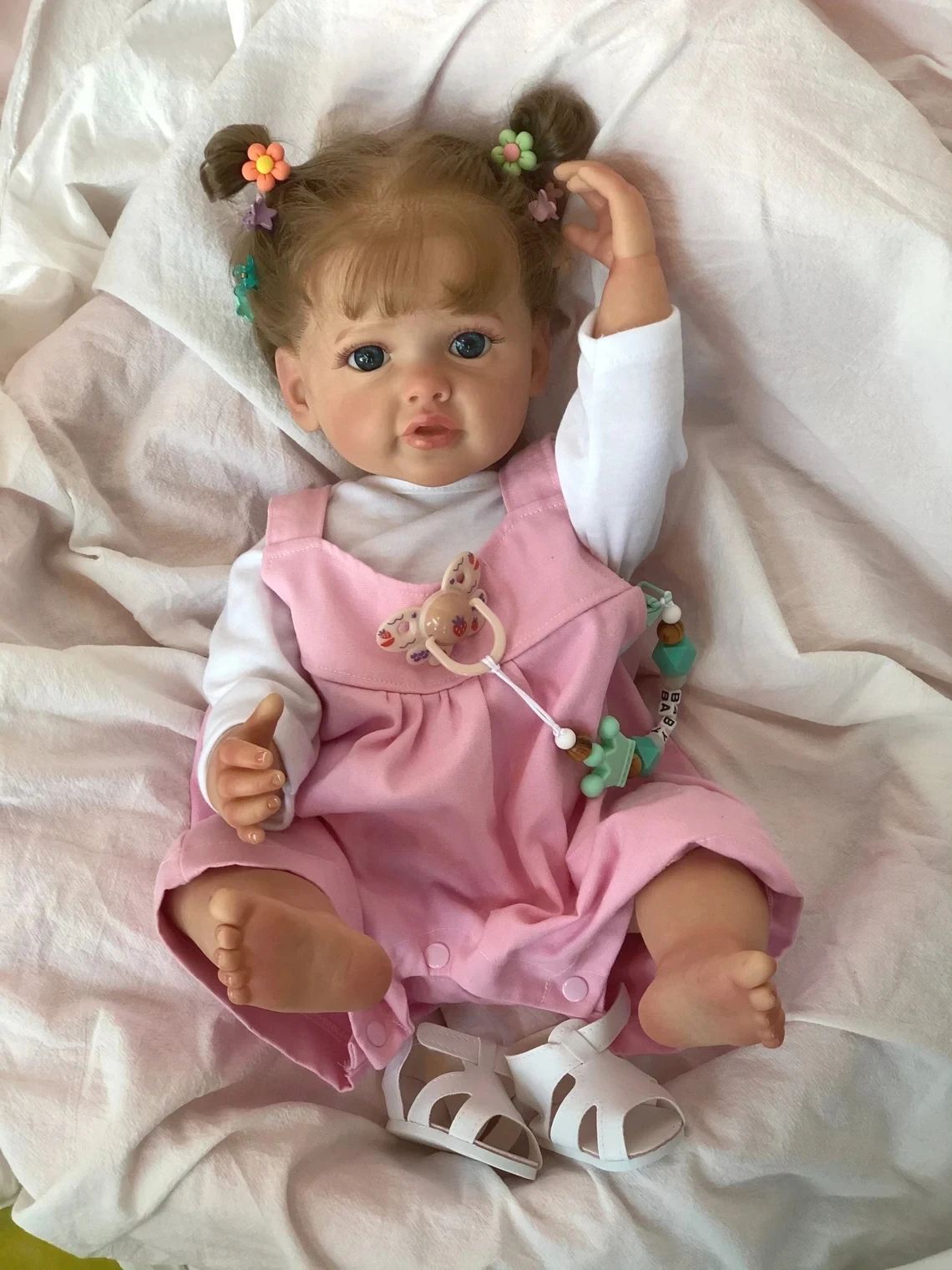 

55CM Bebe Reborn Dolls Princess Betty Full Body Silicone Waterproof Toddler Girl Doll Lifelike 3D Skin with Visible Venis Boneca