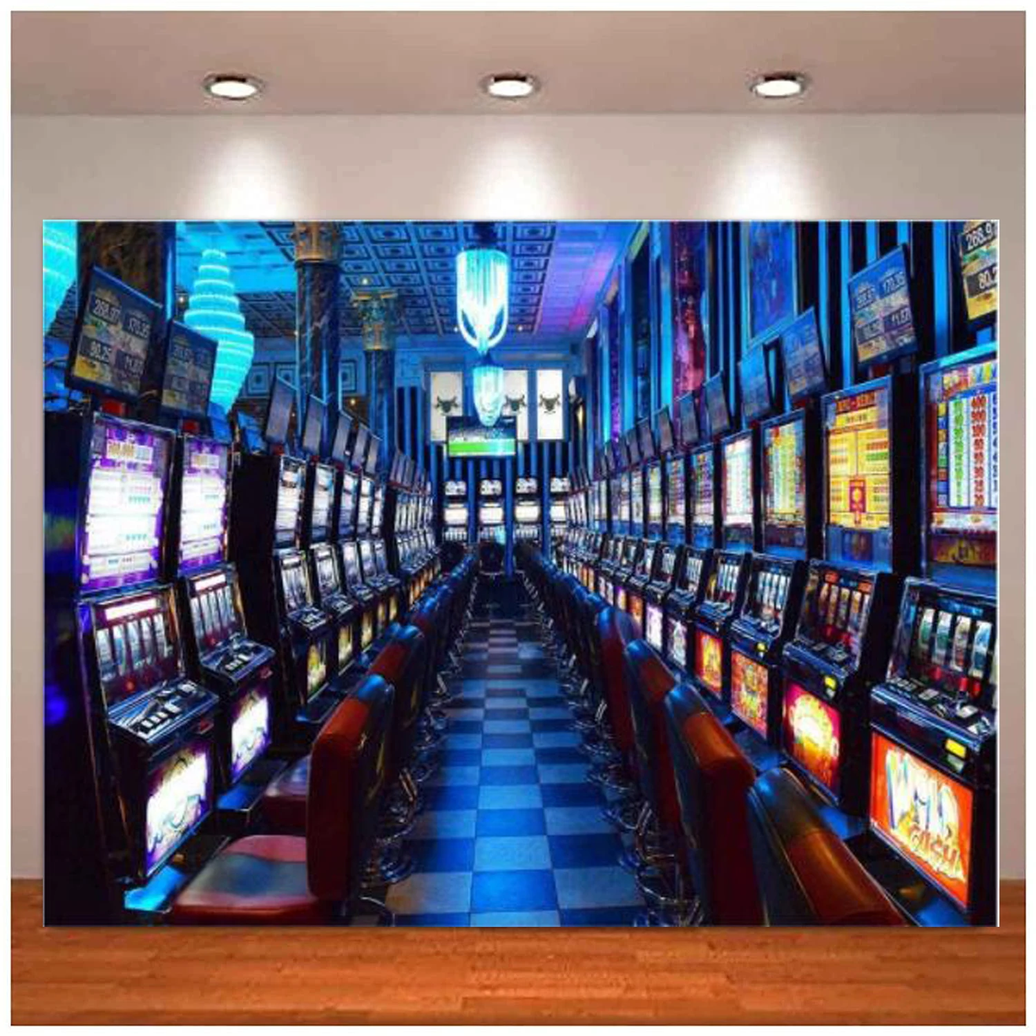 Slot Machines Photography Backdrop Luck Winner Play Game Casino Gamble Game  Hall Background For Las Vegas Theme Birthday Party| | - AliExpress
