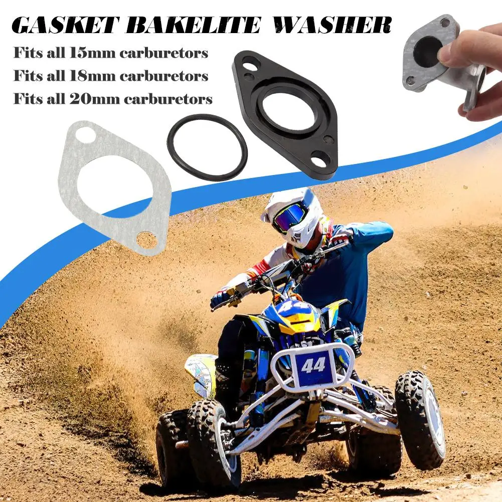 

Motorcycle Carburetor Carb Manifold Intake Gasket For GY6 139QMB 50CC TAOTAO SUNL ROKETA PARTS Pit Dirt Bike E4B3