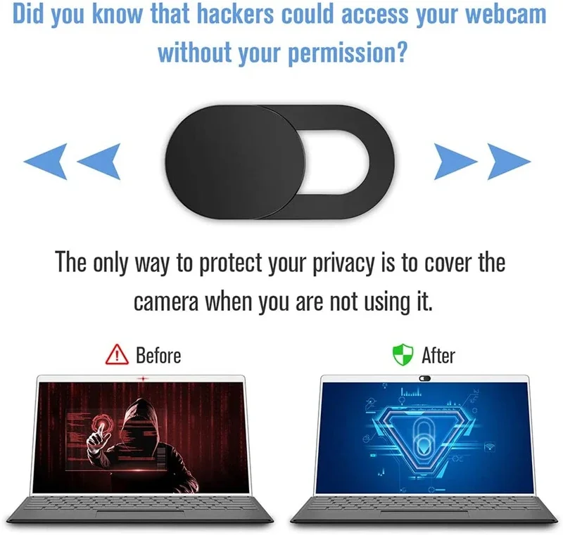 Sleek Webcam Privacy Covers (3-Pack)