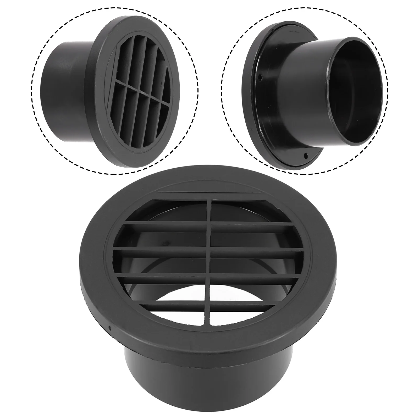 

75mm Parking Diesel Heater Diesel Heater Duct Hose Pipe Warm Air Vent Directional Rotatable For Webasto Car Accessories