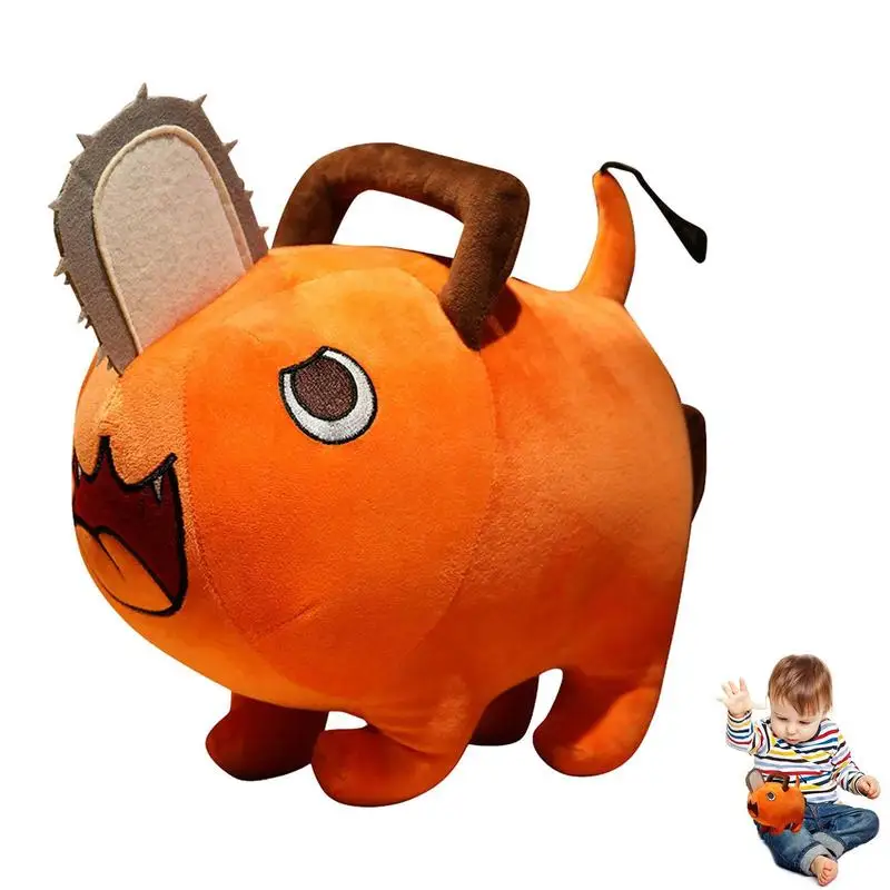 japan anime chainsaw man pochita doll cosplay props toy dog pendant cushion throw pillow gift Chainsaw Figurine Plush Doll Anime Cosplay Pillows Toy Props Decorative Pillow Dolls For Children Adults Winter Warmer Pillows