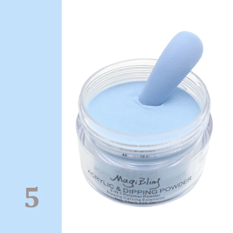 15g/Box Acrylic Powder Light Color Carved Powders Pigment Dust Nail Polymer Tips Extension Gel Nail Professional Supplies nail powder manicure tools acrylic nail powder nail kit nail tools
