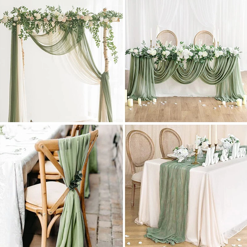 Runner Per Tavolo Runner Da Tavolo In Garza Nero, 300 X 90 Cm Runner Da Tavolo In Garza Bohémien Per Matrimoni, Feste, Baby Shower, Addio Al Nubilato Centrotavola Per Matrimoni E Compleanni