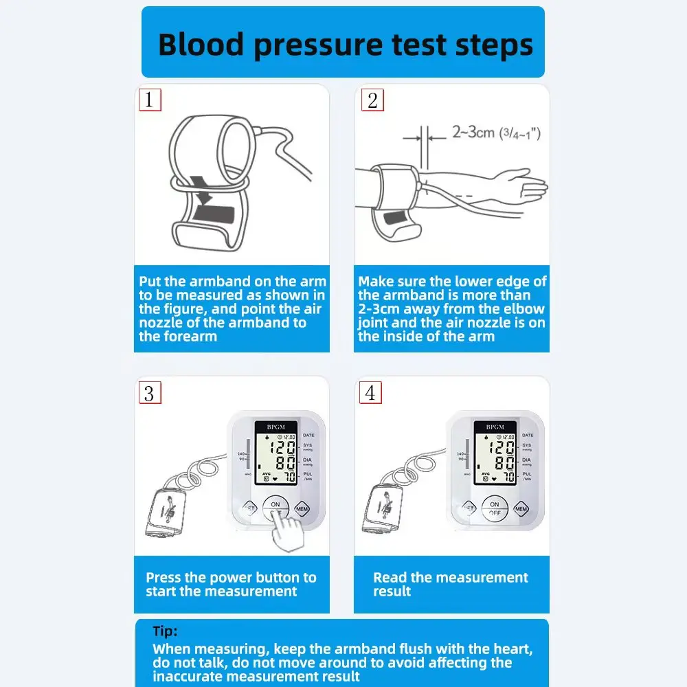 2-In-1 Blood Glucose And Blood Pressure Measurement, Lithium Battery Charging, 2 * 99 Sets Of Memory Measuring Instrument Kit