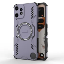Enhanced Magnetic Attraction Wireless Charging Case Cover Bumper for Nothing CMF Phone 2 Pro (Purple)