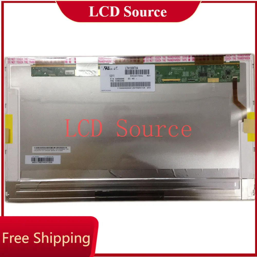 

LTN156KT04 401 fit LTN156KT02 B156RW01 V.1 V.0 LP156WD1 TLD1 TLM1 1600X900 LVDS