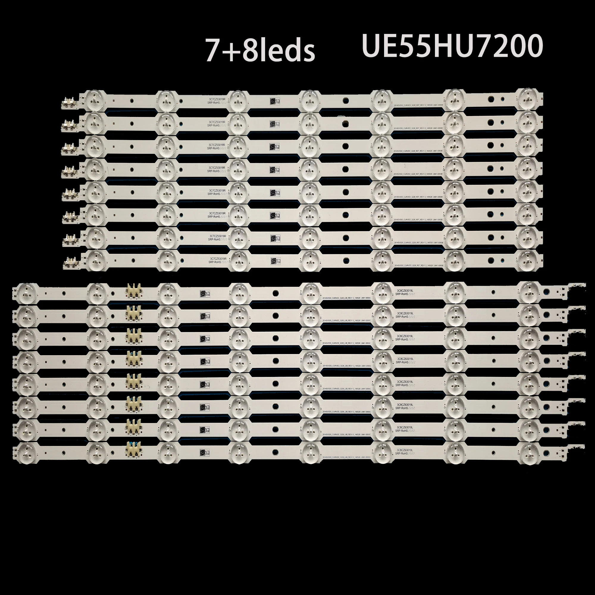 16-PCS-set-LED-Backlight-Strip-for-UE55HU7200-UE55HU7100-UE55HU7105 ...
