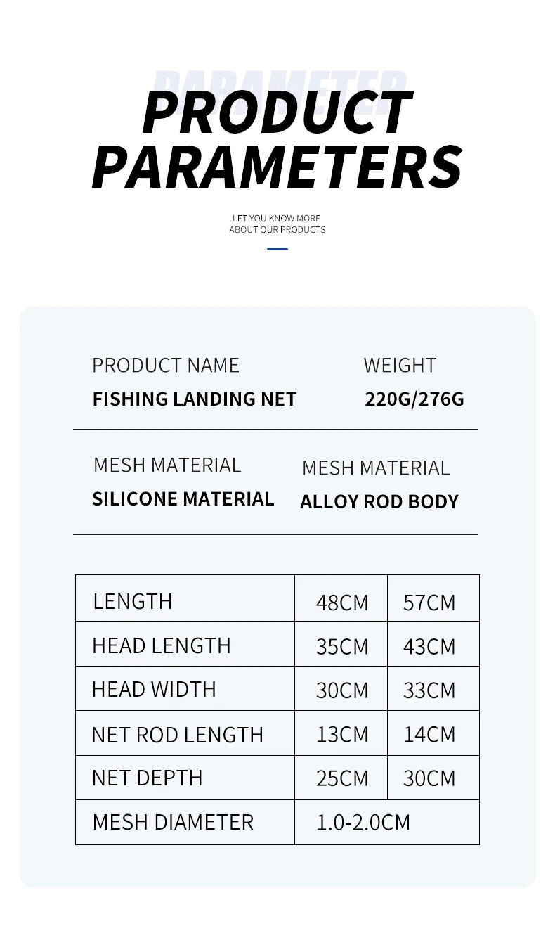 Taiyu tragbare Fischernetze ultraleichte Aluminium legierung Silikon Verschleiß festigkeit Mesh Hand Dip Casting Kescher für das Fliegen fischen – Detail 3