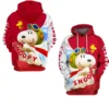 3D Printing Snoopy Men's Hoodie Women's Street Leisure Sports Pullover zip up hoodie sweatshirt jacket fleece hoodies print hoodies Spring and Autumn New hoodies men clothing