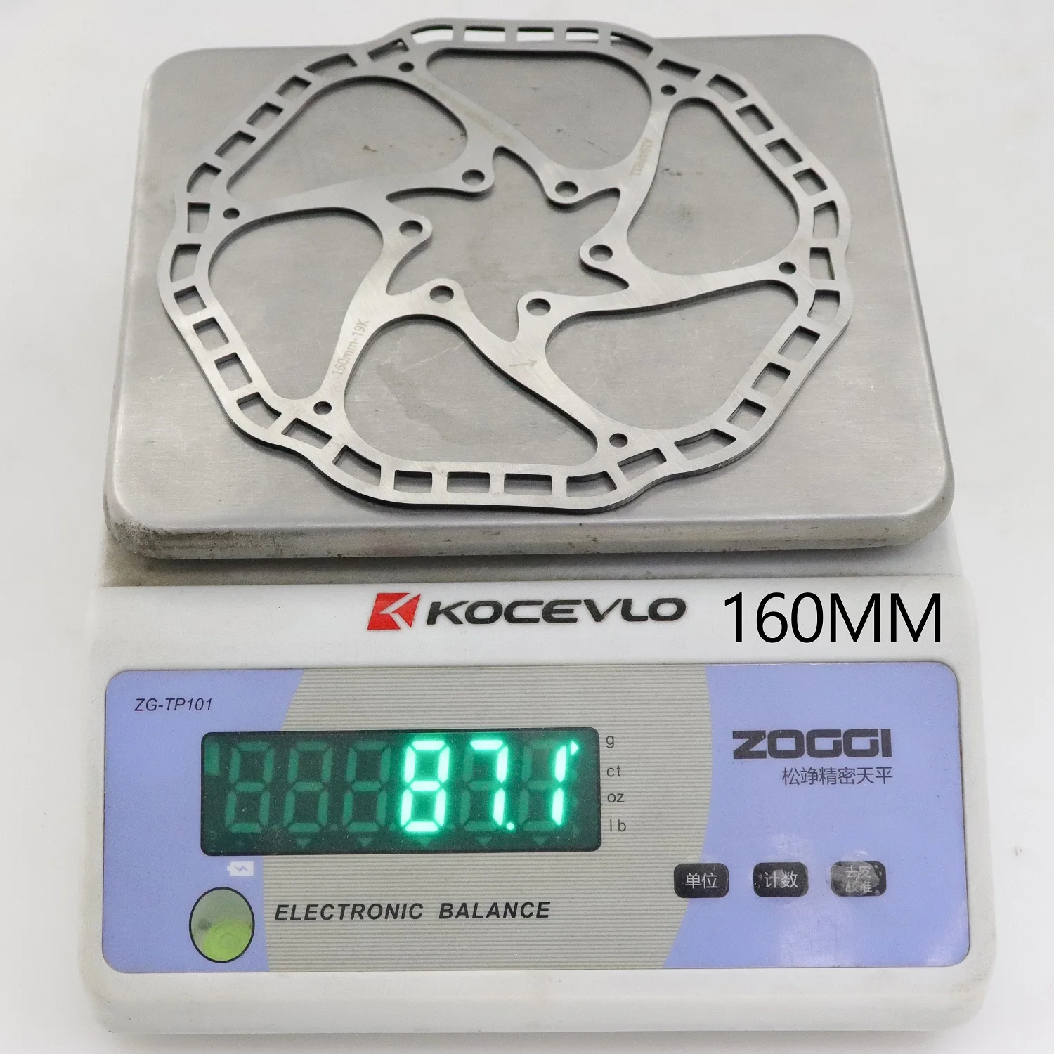 2PCS Kocevlo Bicycle Disc Brake Rotor Mountain Bike Brake Disc 160/180mm 6/7 inch with Free Bolts