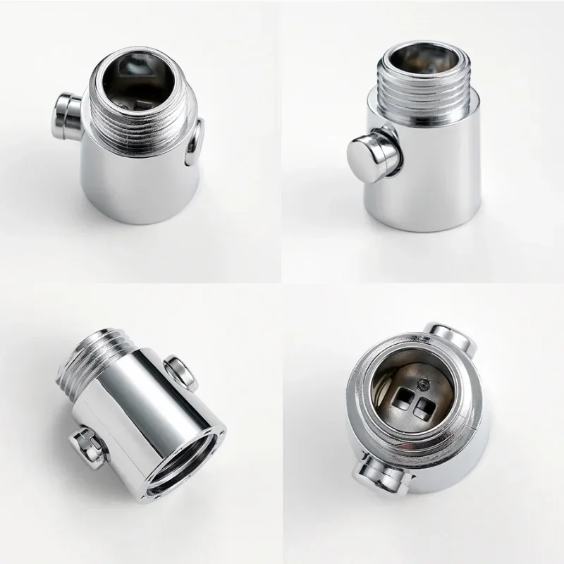 ABS Shower Head Arm Diverter Valve Bidet Sprayer Head Water Shut-Off Angle Valve Flow Regulator Stop Switch for Bathroom Parts