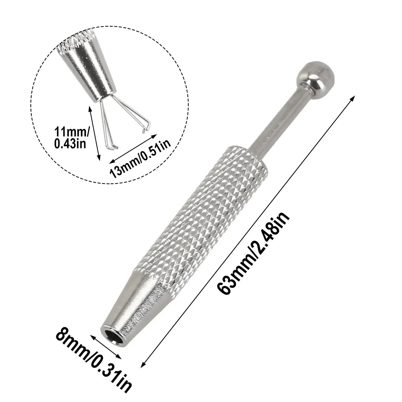 Piercing Ball Grabber With 4 Jaw Holder Diamond Claw Tweezers For IC Chips Gems Electronic Component Claw Tweezers Catcher
