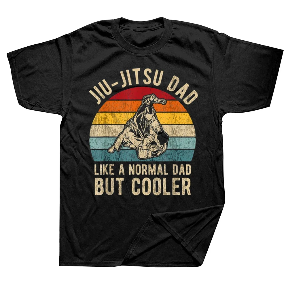 Lustiges Retro-Jiu-Jitsu-Papa-BJJ-Vater-Vintage-T-Shirt mit Grafik aus Baumwolle, Streetwear, Kurzarm, Geburtstagsgeschenke, Sommerstil_voghion.com