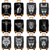 Thick Elastic Animal Luggage Protective Cover Zipper Suit for 18-32 Inch Bag Suitcase Covers Trolley Cover Travel Accessories 1