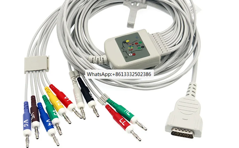 

For GE one piece 10-leads EKG Cable IEC Din 3.0 3.5m