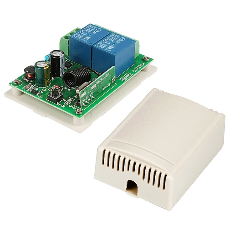 220V Interruttore A 2 Vie Serranda Avvolgibile Porta Del Garage Telecomando Senza Fili Controller Del Motore Controller Intelligente 315Mhz