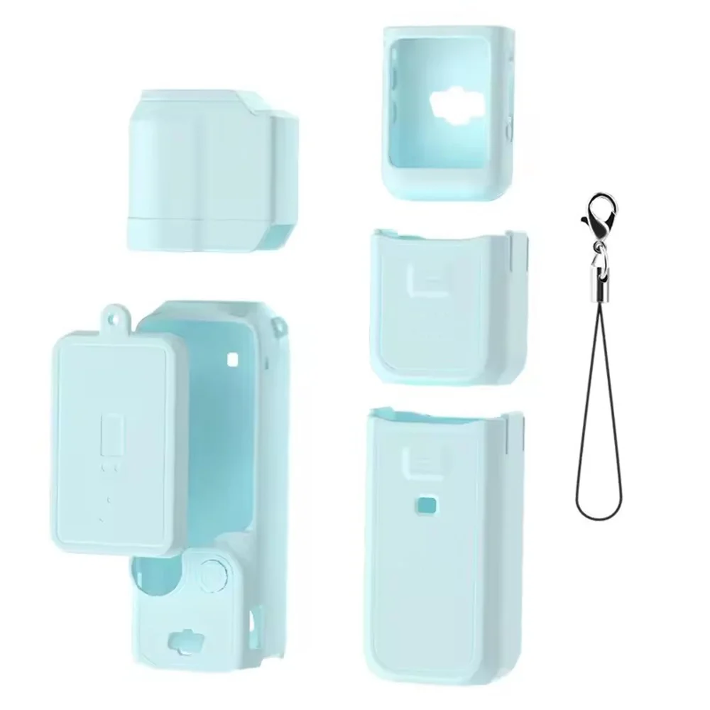 Silicone Protective Case with Lens Cap for Pocket Camera - Anti-Scratch Cover