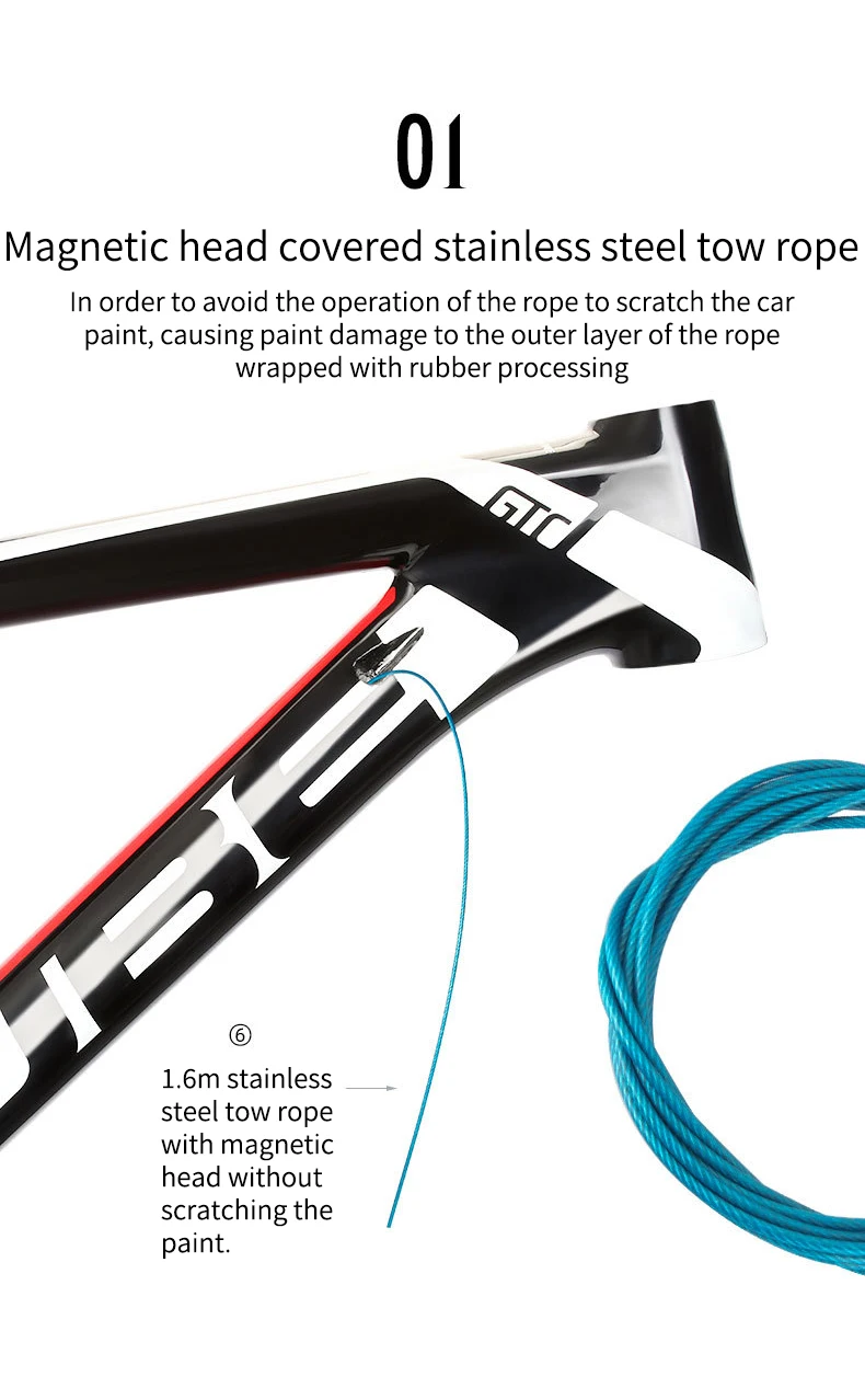 TOOPRE Fahrrad-Werkzeug zur internen Kabelführung für MTB-Rennräder mit Carbonfaser-Rahmen, hydraulische Schaltzugreparatur, tragbares Reparaturset – Detail 3