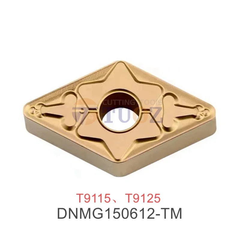 100% Оригинальный DNMG150612-TM T9115 T9125 карбидная вставка DNMG 150612-TM DNMG1506 токарный резец с ЧПУ внешние токарные инструменты