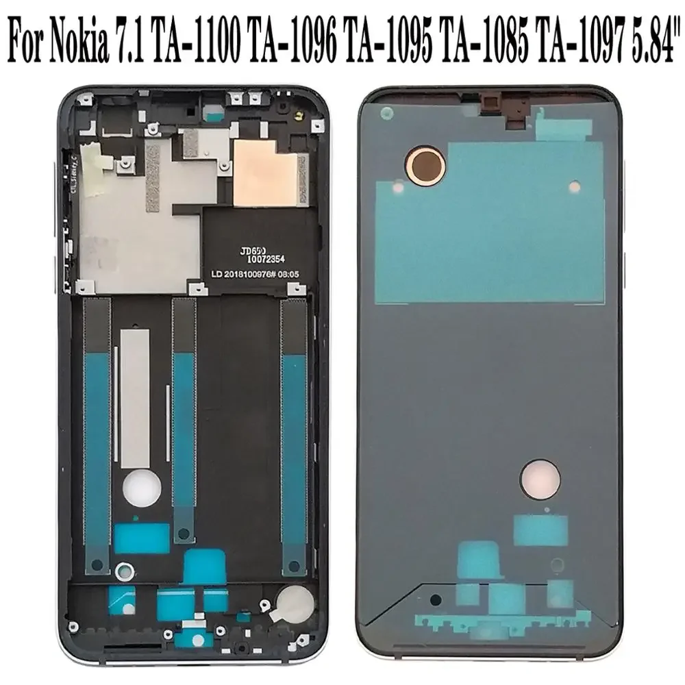 Shyueda 100% Orig Nuovo 5.84 "Per Nokia 7.1 Ta-1100 Ta-1096 Ta-1095 Ta-1085 Ta-1097 Cornice Centrale Anteriore
