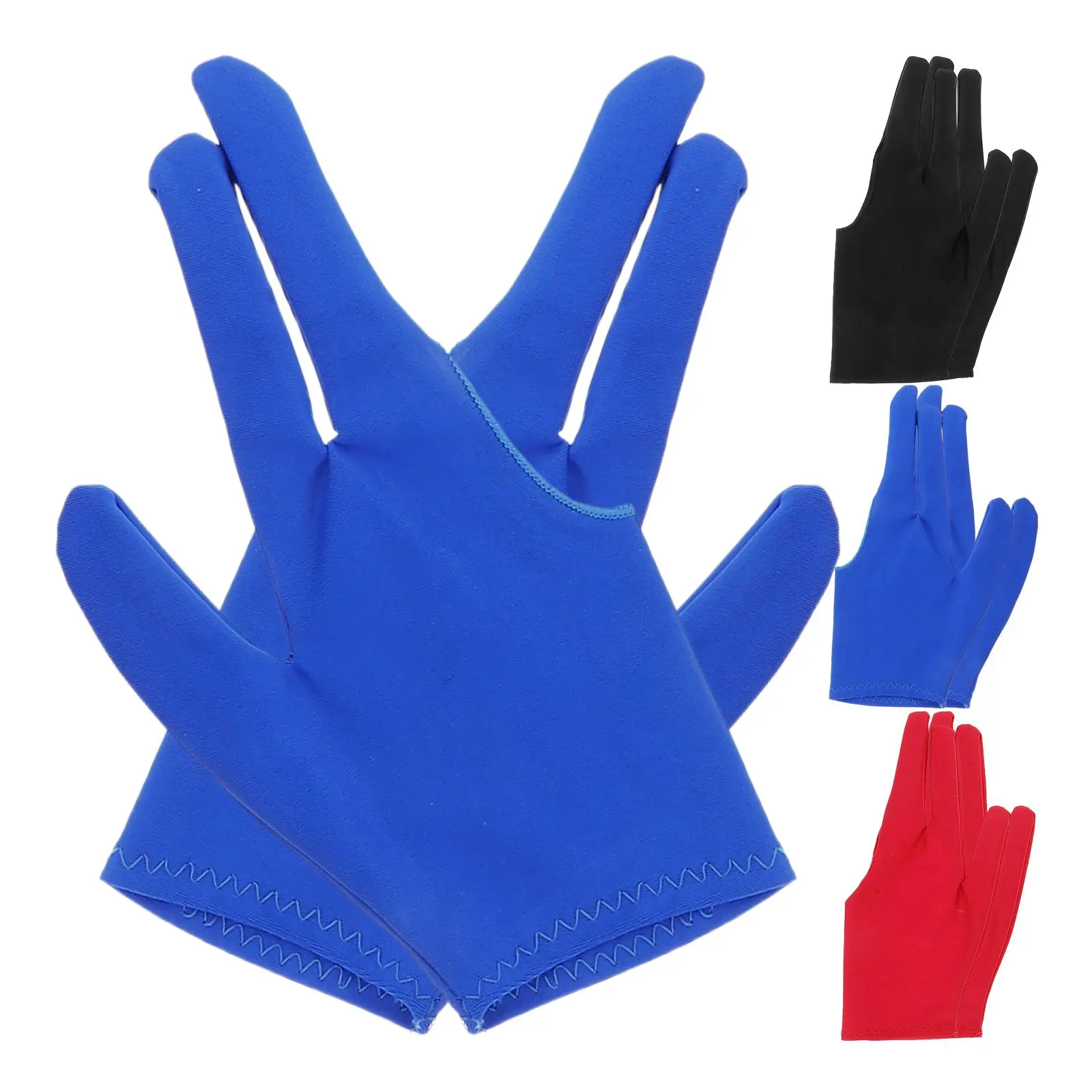 8Pcs YoYo Gloves Yoyo Ball Finger Sleeves Billiards Gloves Snooker Glove Accessories Pool Three Finger For