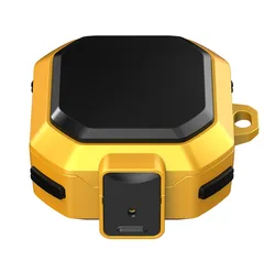 Enhanced Drop - Proof Protective Headphone Case with Switch Buckle - Gaxaly Buds4 (Black and yellow)