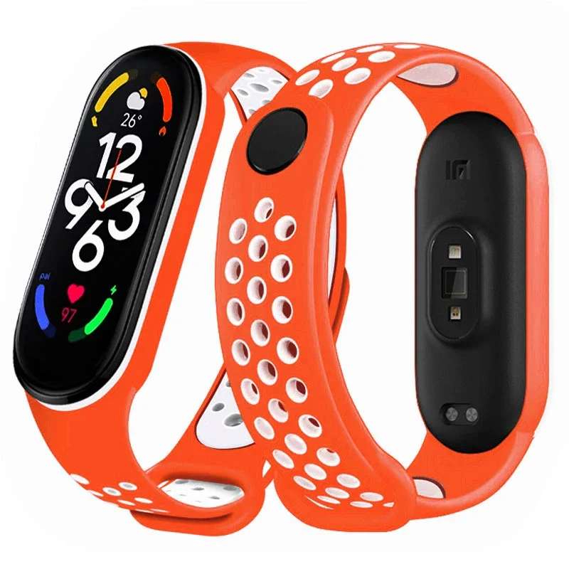 Silicone Sport Wristband for Smart Fitness Tracker