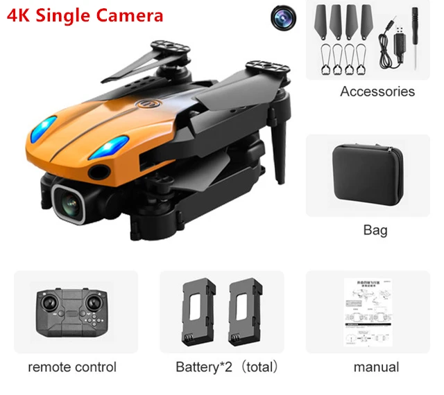 rc wifi camera BBSONG Mini Drone 4K HD Dual Camera WIFI FPV Professional Automatic Obstacle Avoidance RC Quadcopter KY907 Dron Toy For Boy Gift foldable fpv wifi rc quadcopter remote control drone RC Quadcopter