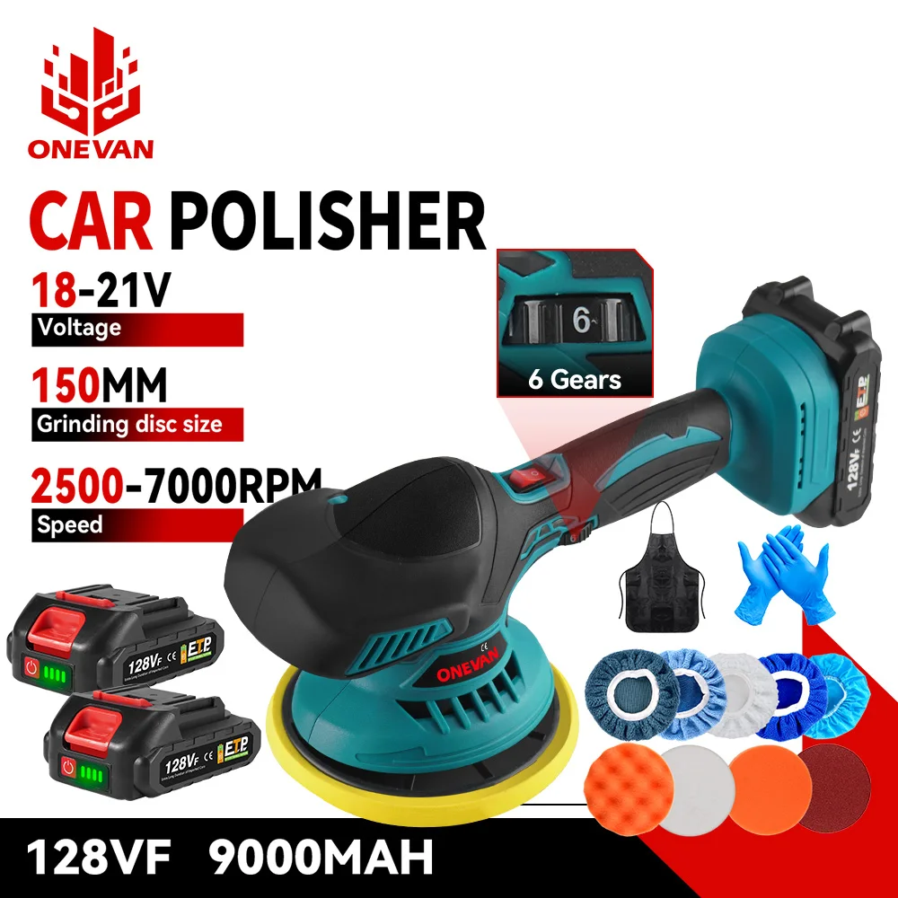 ONEVAN Cordless Electric Car Polisher 7000RPM