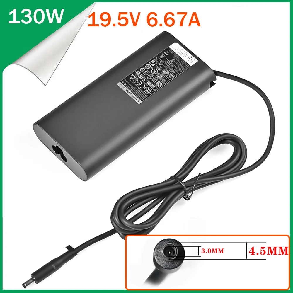 Custom19.5V 6.67A 130W 4.5*3.0 Caricatore Adattatore Per Laptop Ac Per Dell Xps 15 9530 9550 9560 Precisione 15 5520 5530 M5510 M5520 M3800