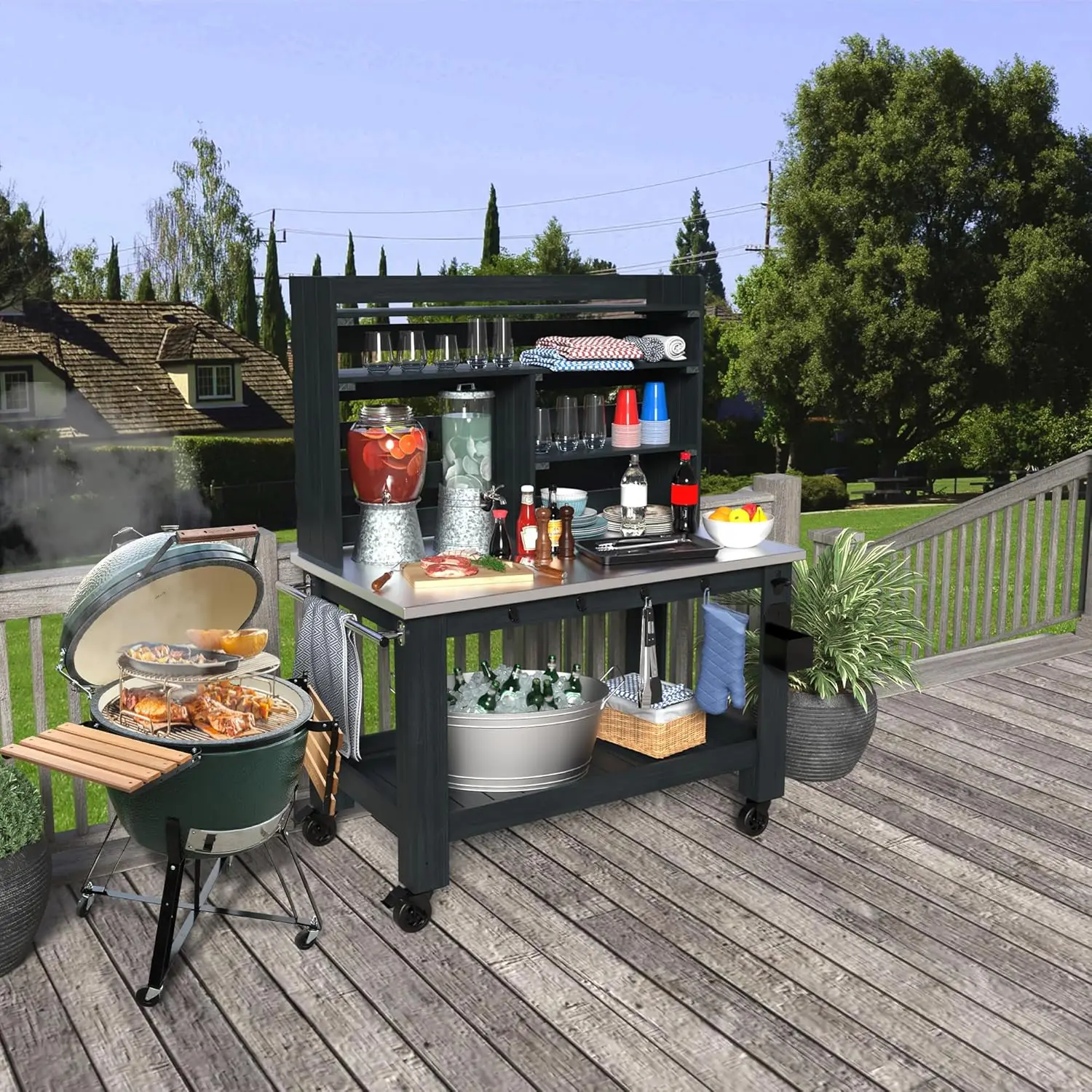 Potting Bench / Outdoor Kitchen Prep Station 4