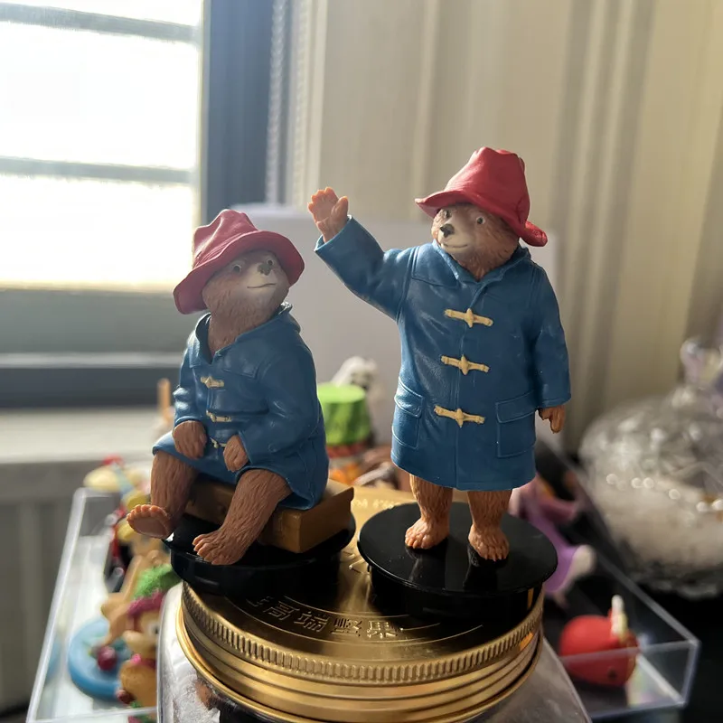 1Piece 8cm 9.5cm Paddington Bear Handmade Ornament Toy